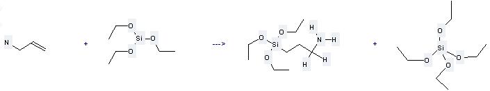 Tetraethyl orthosilicate can be prepared by allylamine and triethoxysilane